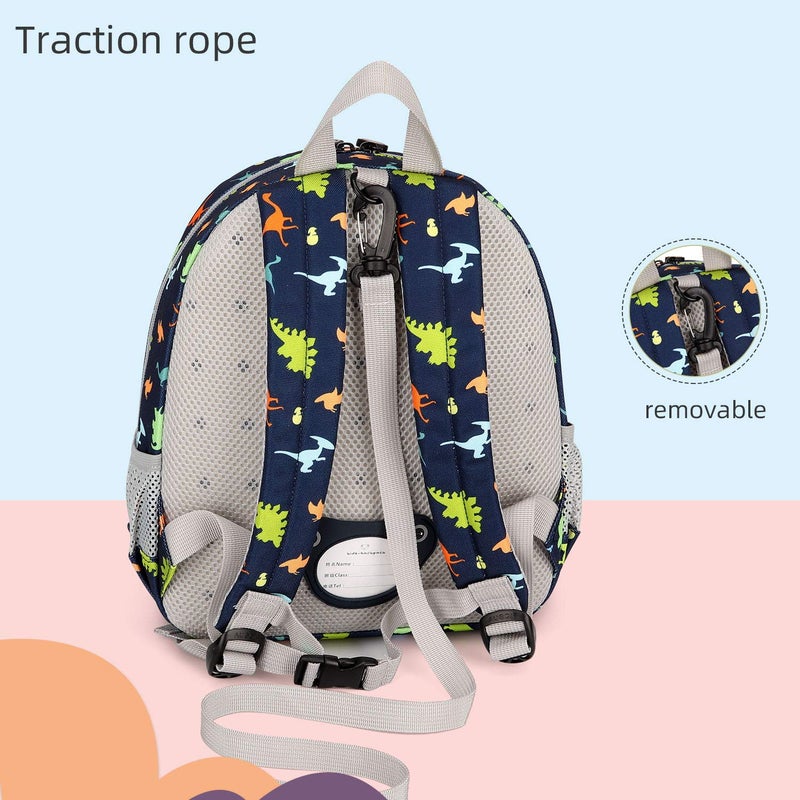 willikiva 3D Dinosaur Backpack Toddler Backpacks for Boys and Girls Kids Backpack Waterproof Preschool Safety Harness Leash (Dinosaur Paradise) - Image 4